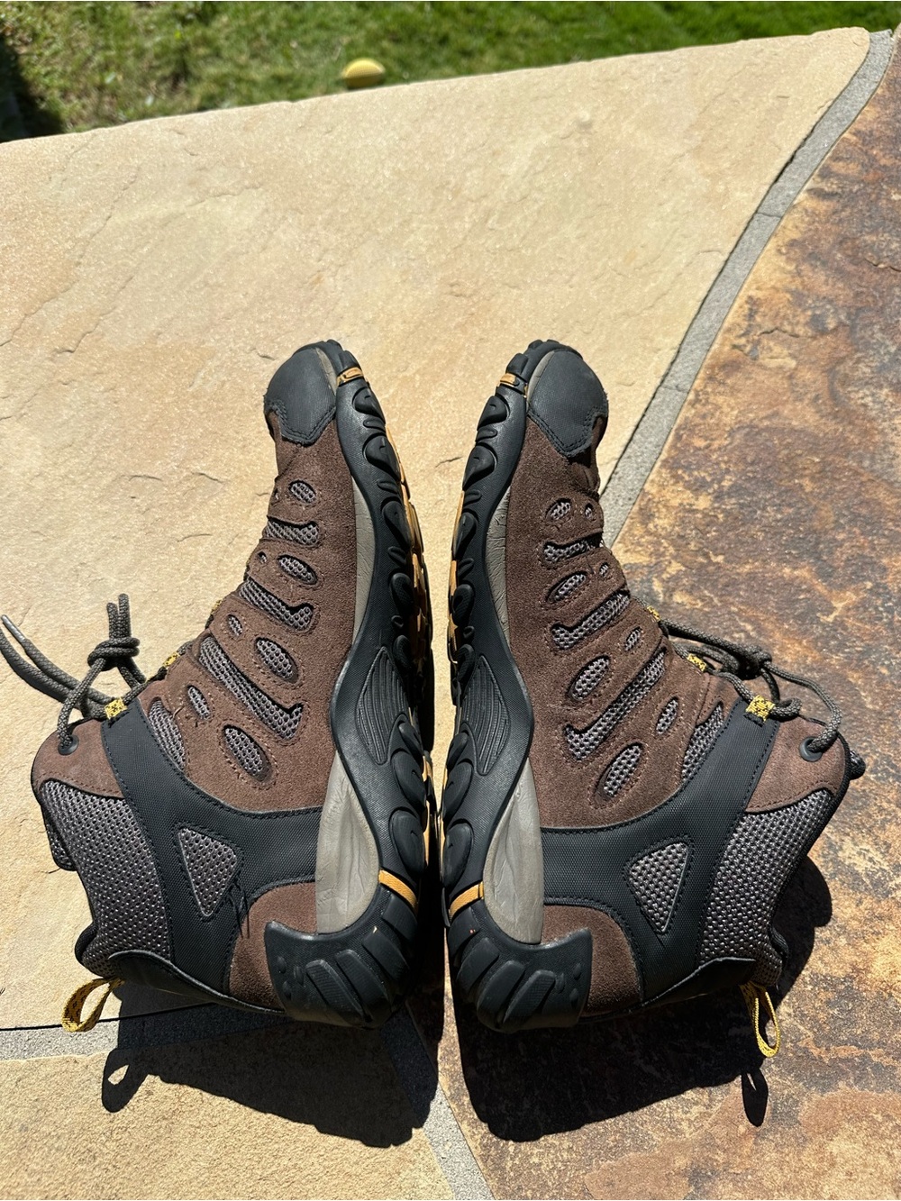 Merrell Brown Hiking Boots - Men's Durable Trail Shoes Size 13 - Picture 4 of 7